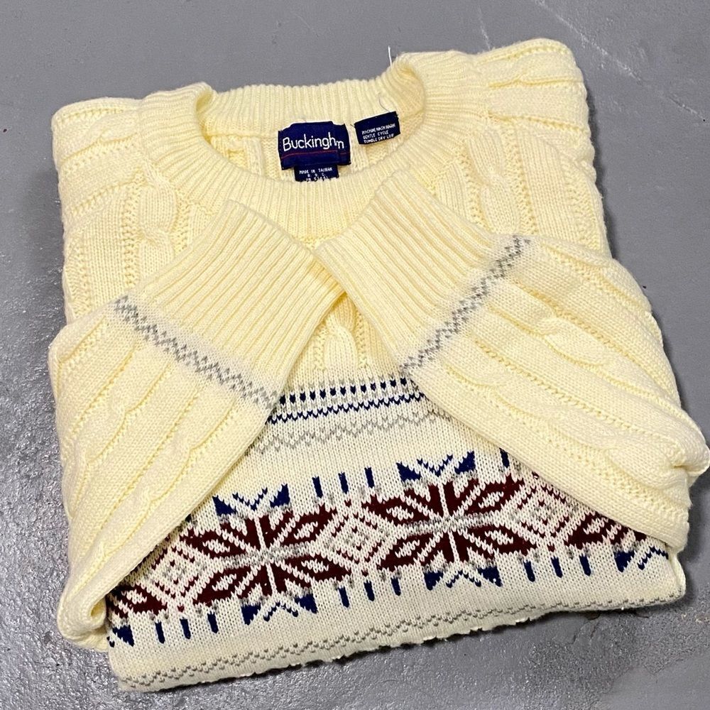 VINTAGE Patterned Sweater
